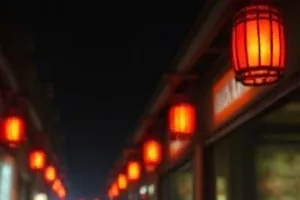 《雾港来信》封面，夜色港口与远处的灯塔剪影