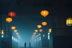 《玻璃温室》封面，透明玻璃房内的绿植与斜阳
